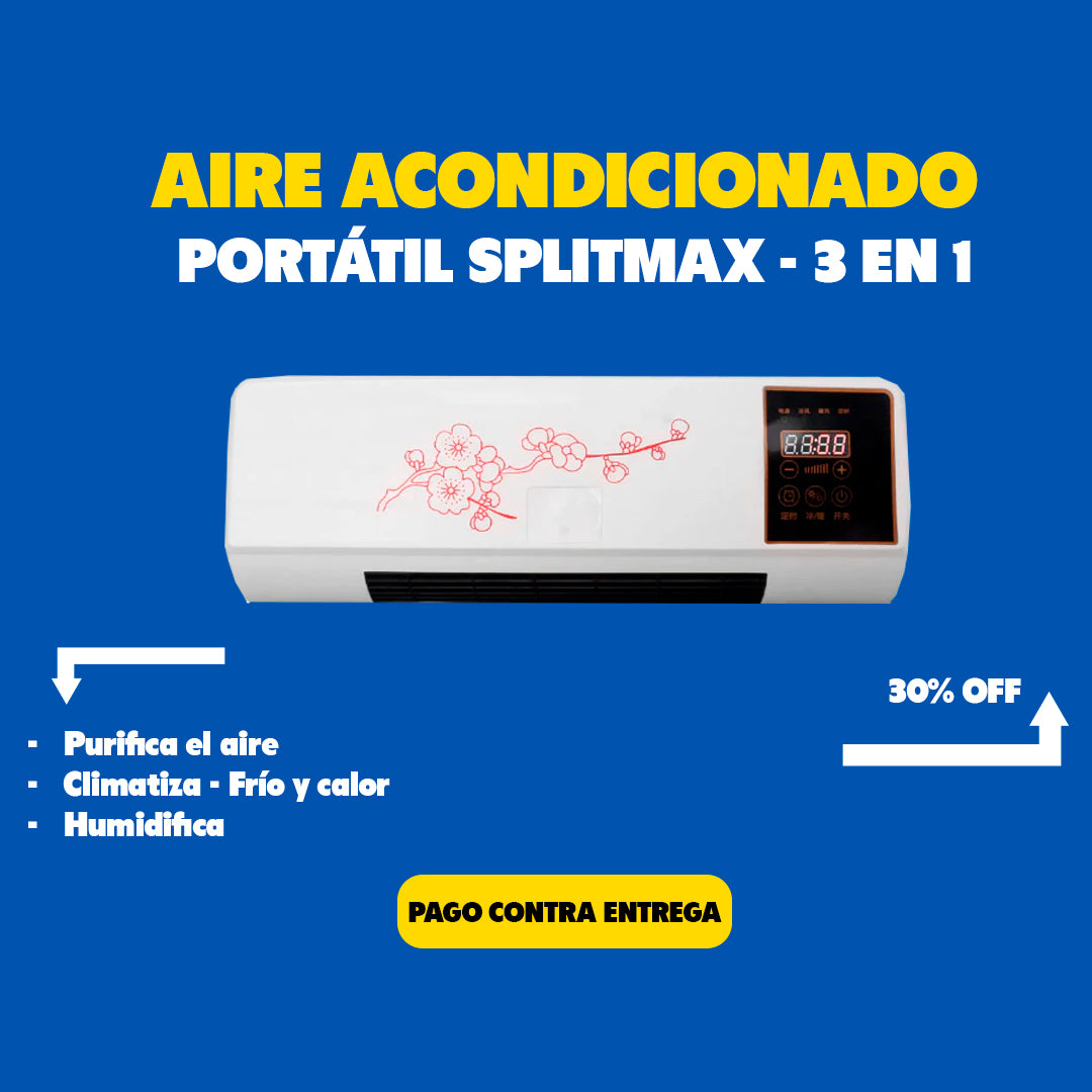 Aire Acondicionado Portátil 3 en 1 - SplitMax Pro